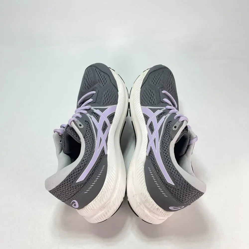 ASICS Gel-Contend 7 Gray Purple Running Shoes Sneakers 1012A911 Women's Size 10